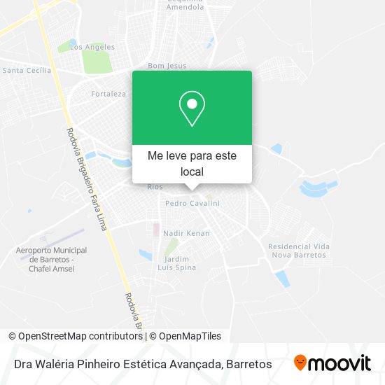 Dra Waléria Pinheiro Estética Avançada mapa