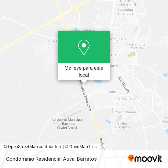 Condominio Residencial Ativa mapa