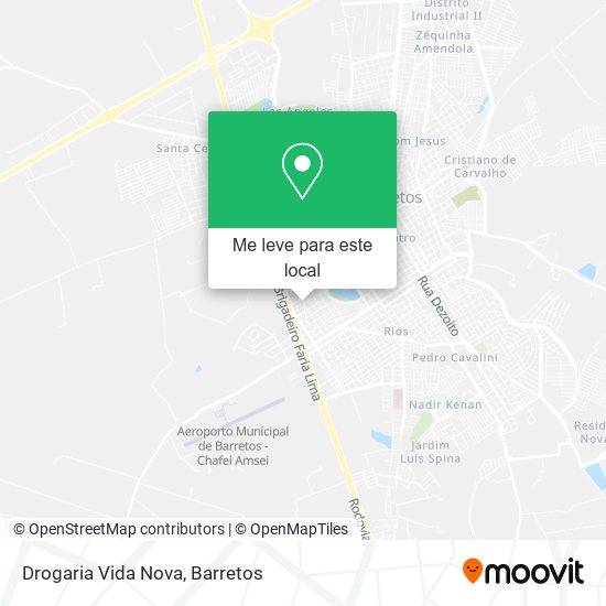 Drogaria Vida Nova mapa