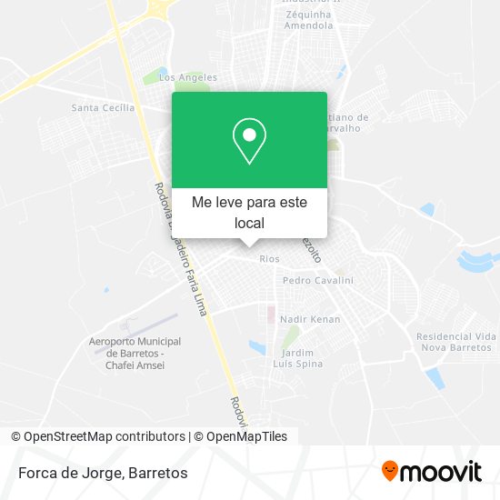 Forca de Jorge mapa