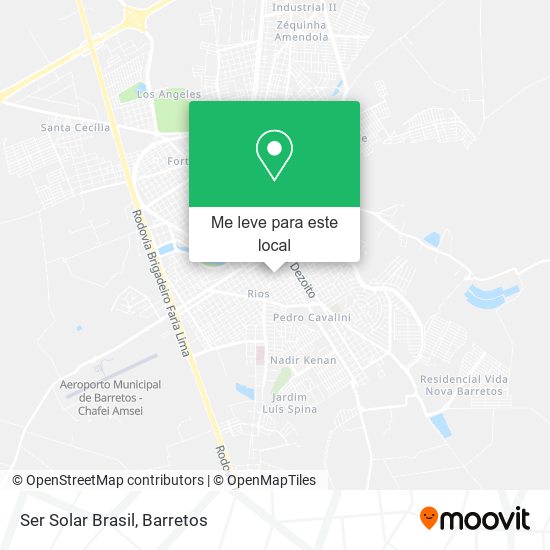 Ser Solar Brasil mapa