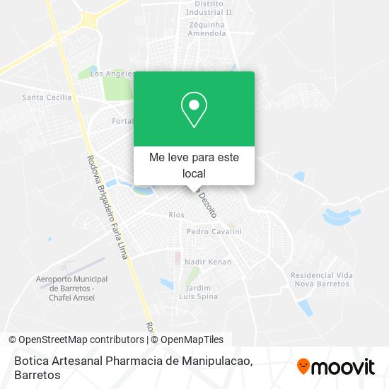 Botica Artesanal Pharmacia de Manipulacao mapa