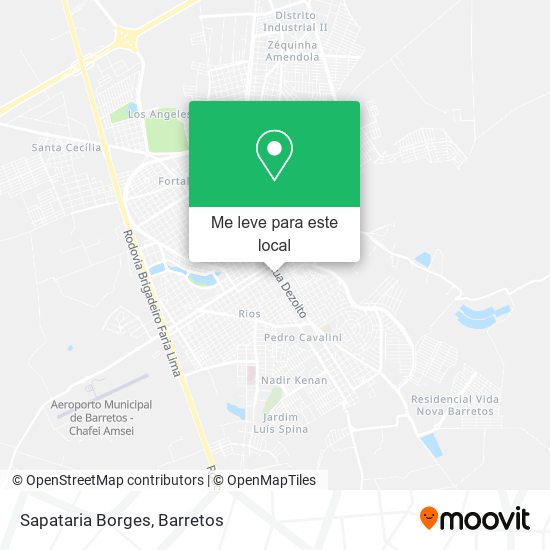 Sapataria Borges mapa