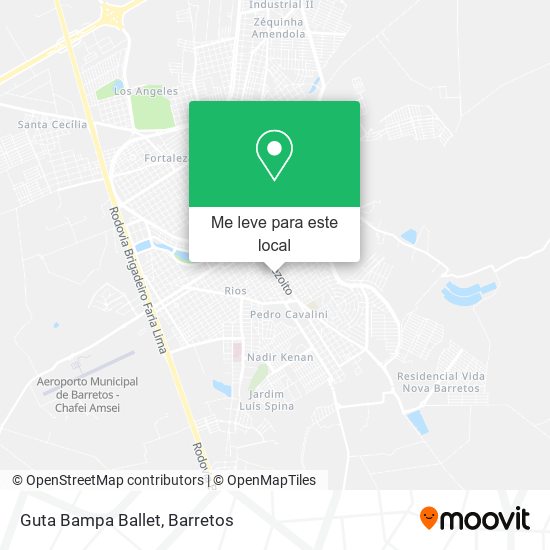 Guta Bampa Ballet mapa