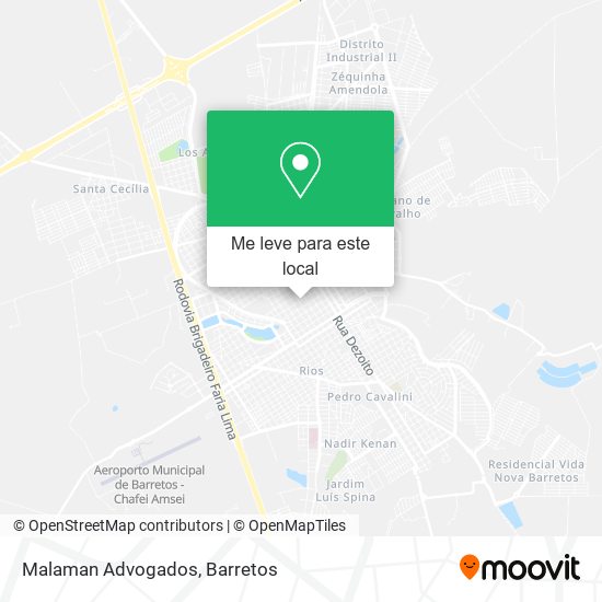 Malaman Advogados mapa