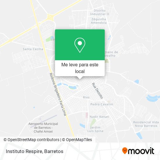 Instituto Respire mapa
