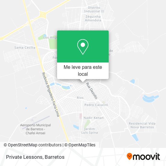 Private Lessons mapa