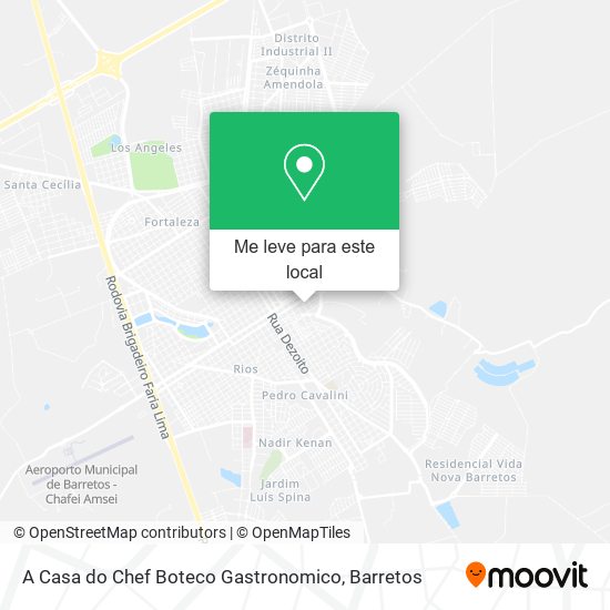 A Casa do Chef Boteco Gastronomico mapa