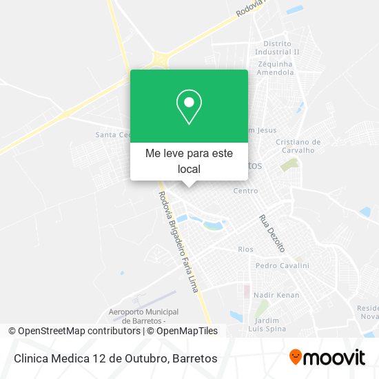 Clinica Medica 12 de Outubro mapa