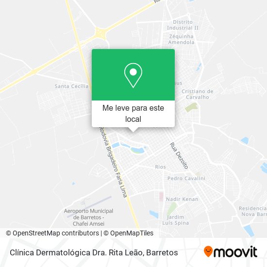 Clínica Dermatológica Dra. Rita Leão mapa