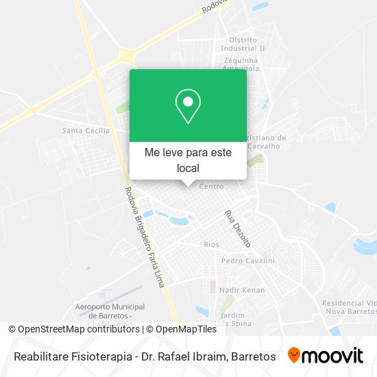 Reabilitare Fisioterapia - Dr. Rafael Ibraim mapa