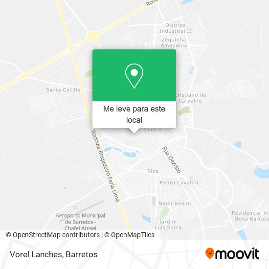 Vorel Lanches mapa