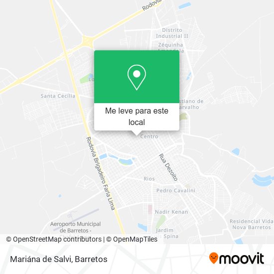 Mariána de Salvi mapa