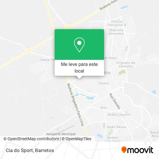 Cia do Sport mapa