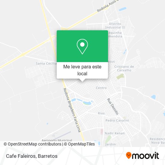 Cafe Faleiros mapa