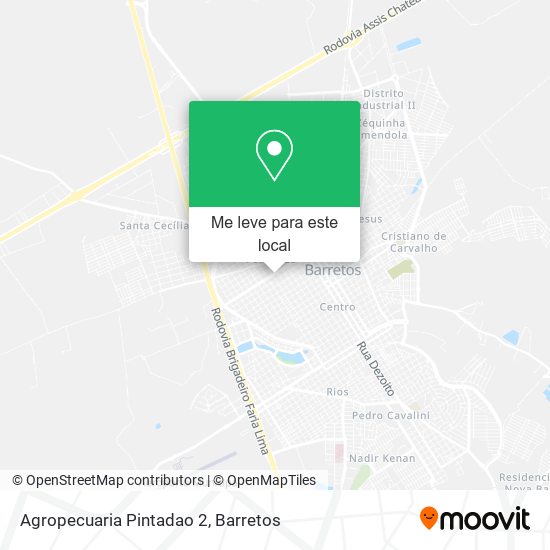 Agropecuaria Pintadao 2 mapa