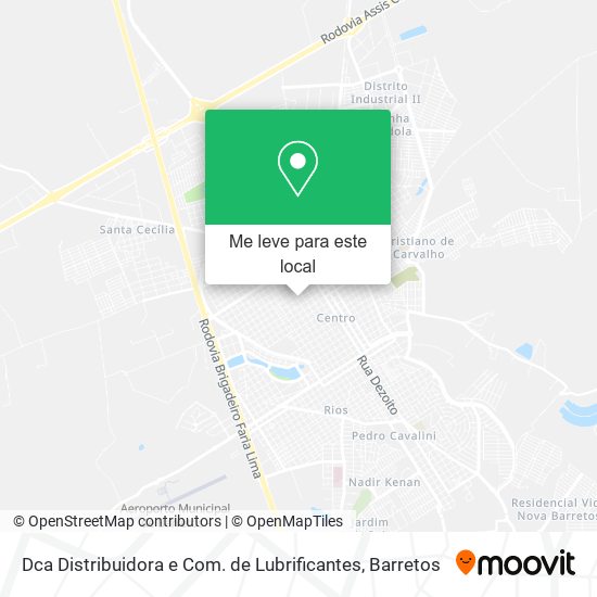 Dca Distribuidora e Com. de Lubrificantes mapa