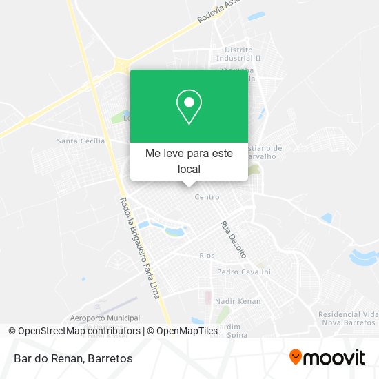 Bar do Renan mapa