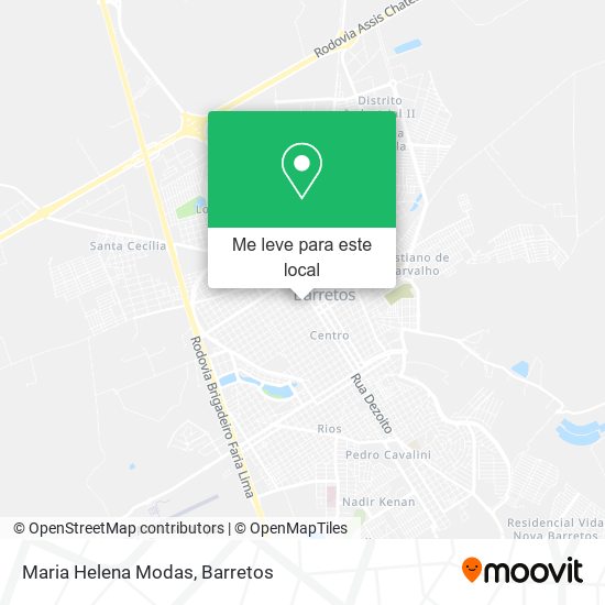 Maria Helena Modas mapa