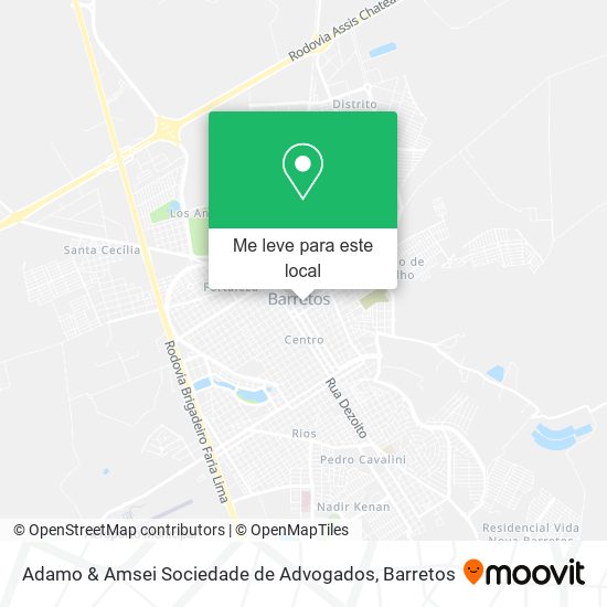 Adamo & Amsei Sociedade de Advogados mapa