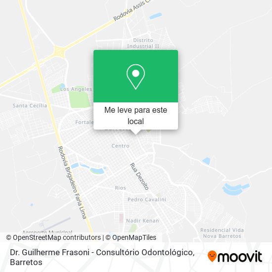 Dr. Guilherme Frasoni - Consultório Odontológico mapa