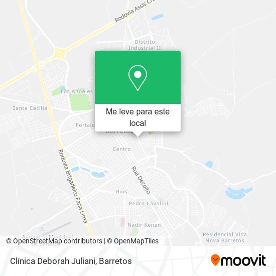 Clínica Deborah Juliani mapa