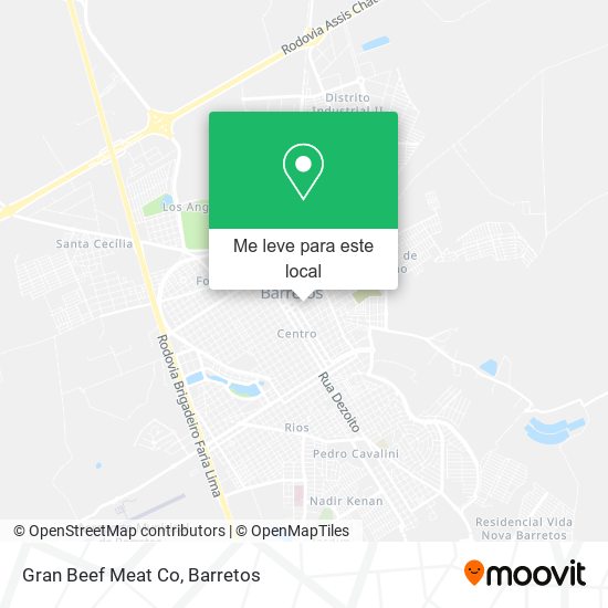 Gran Beef Meat Co mapa