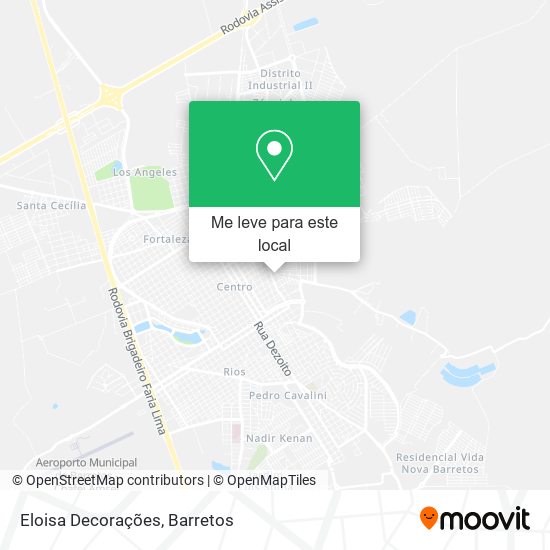 Eloisa Decorações mapa