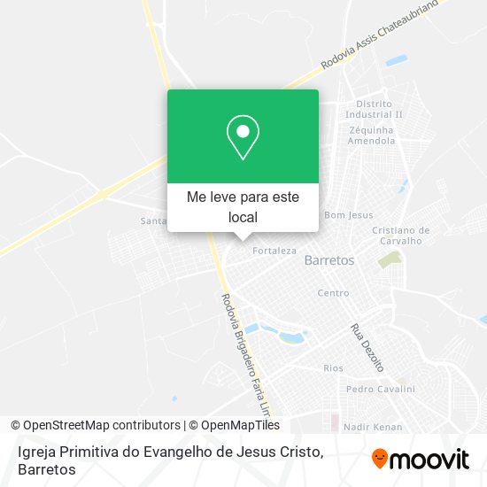 Igreja Primitiva do Evangelho de Jesus Cristo mapa