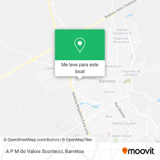 A P M do Valois Scortecci mapa