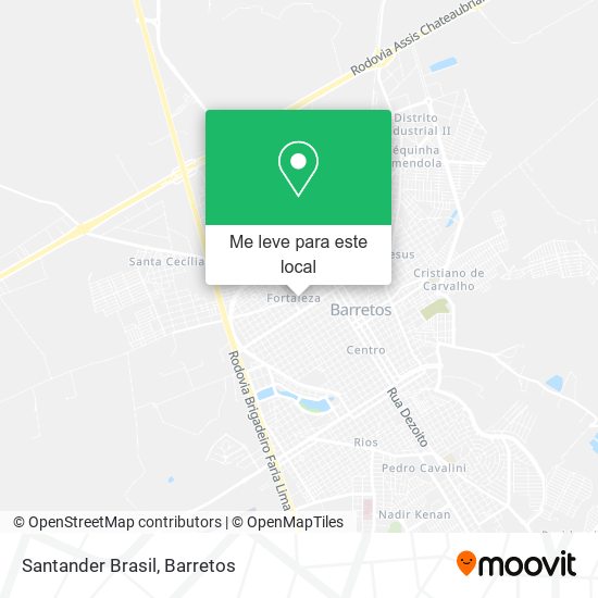 Santander Brasil mapa