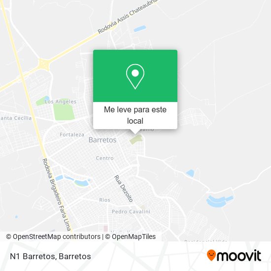N1 Barretos mapa