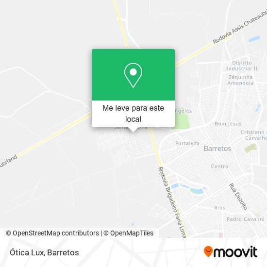 Ótica Lux mapa