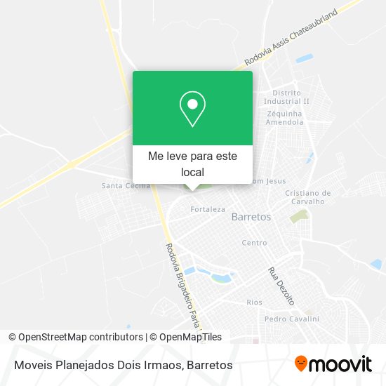 Moveis Planejados Dois Irmaos mapa