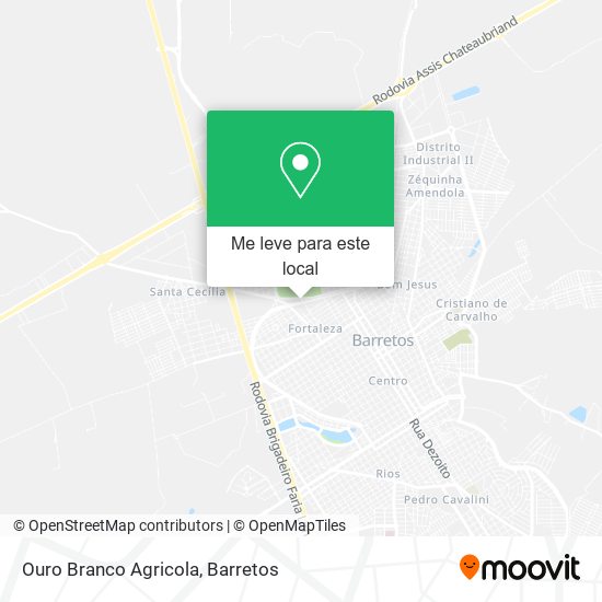 Ouro Branco Agricola mapa