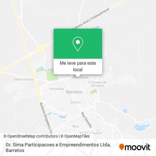 Gr. Sima Participacoes e Empreendimentos Ltda mapa