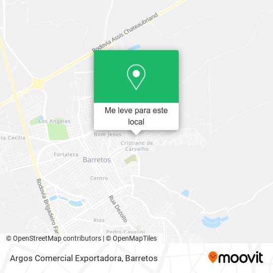 Argos Comercial Exportadora mapa