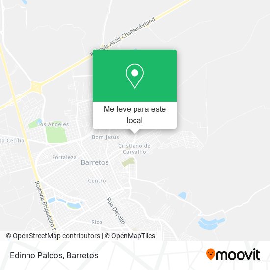 Edinho Palcos mapa