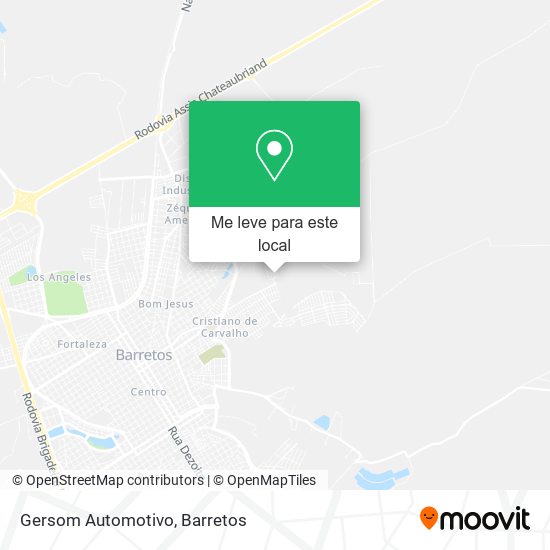 Gersom Automotivo mapa