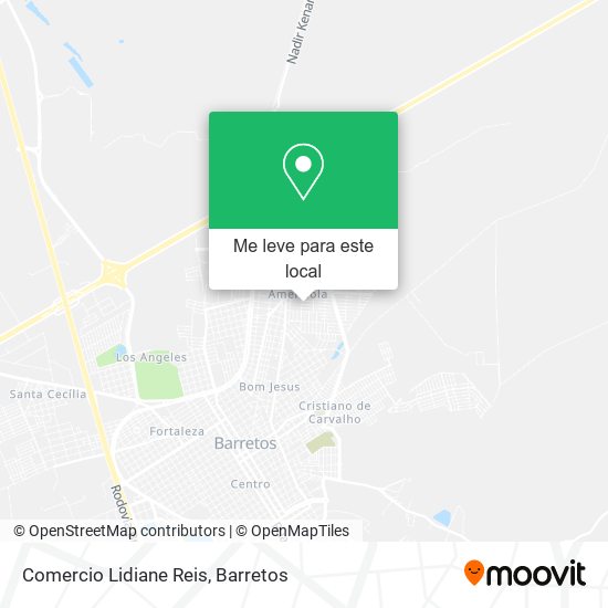 Comercio Lidiane Reis mapa