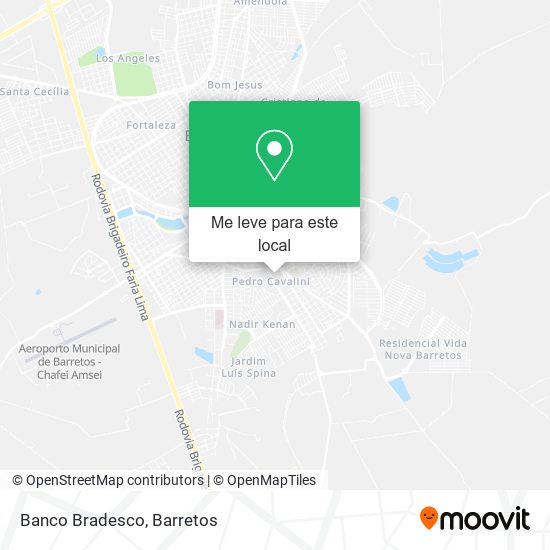 Banco Bradesco mapa