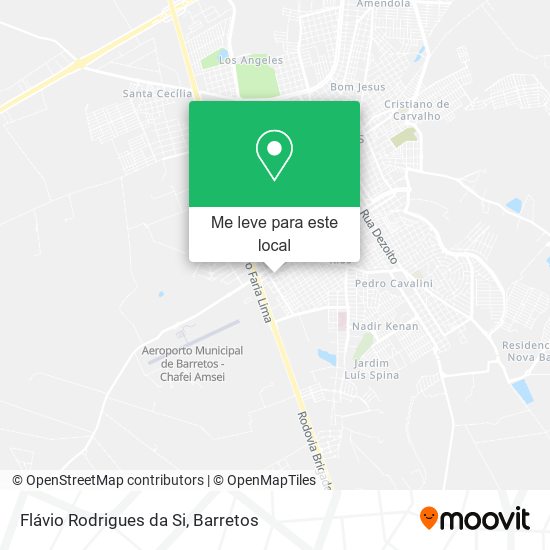 Flávio Rodrigues da Si mapa