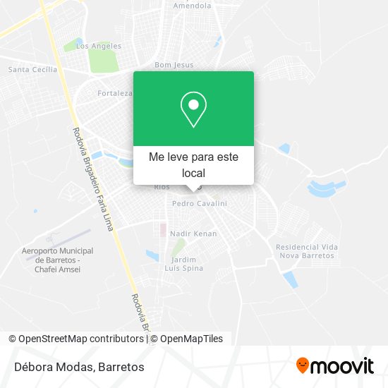 Débora Modas mapa