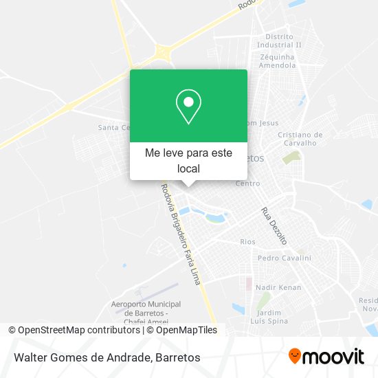 Walter Gomes de Andrade mapa