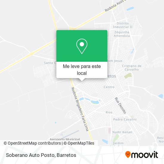 Soberano Auto Posto mapa