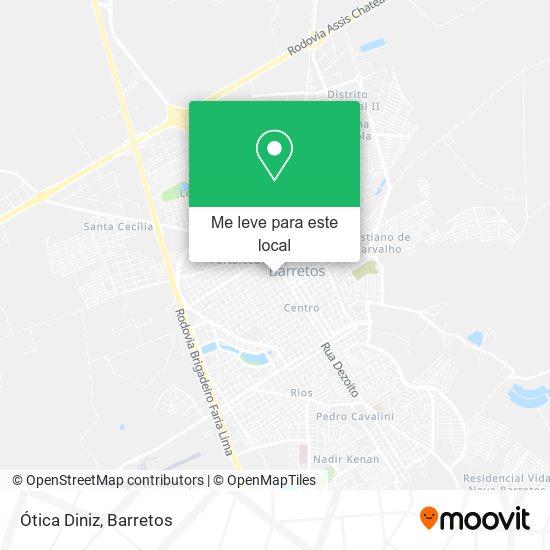 Ótica Diniz mapa