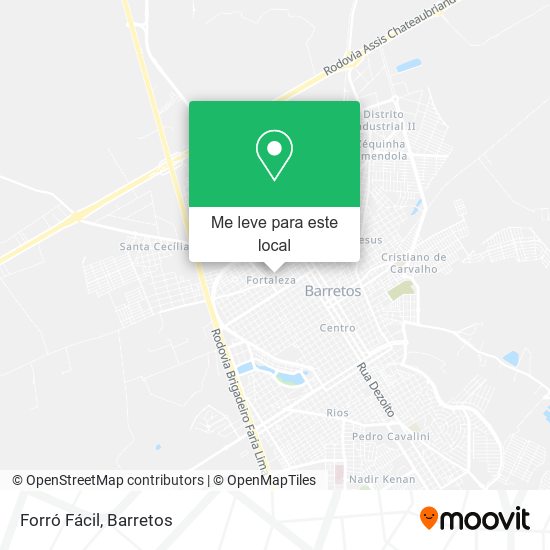 Forró Fácil mapa