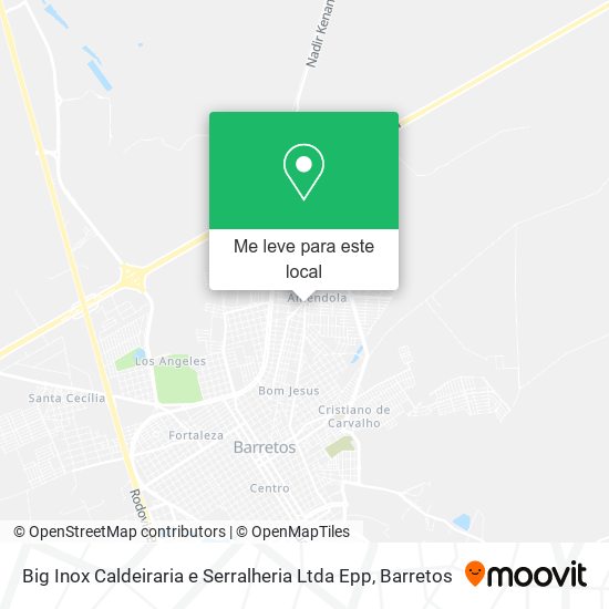 Big Inox Caldeiraria e Serralheria Ltda Epp mapa