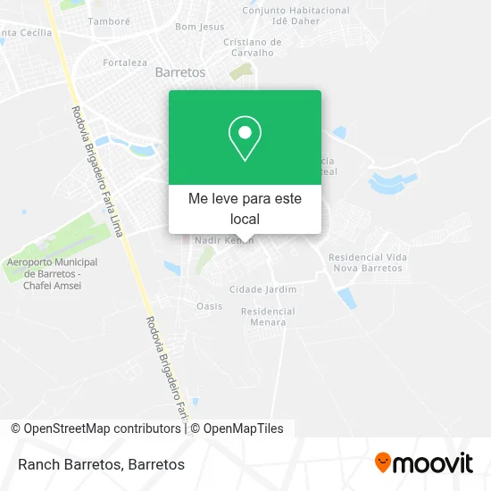 Ranch Barretos mapa