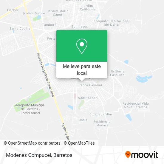 Modenes Compucel mapa